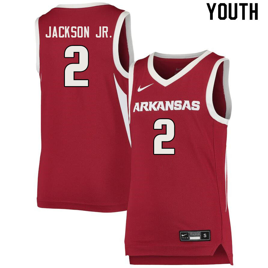 Youth #2 Vance Jackson Jr. Arkansas Razorbacks College Basketball Jerseys Sale-Cardinal - Click Image to Close